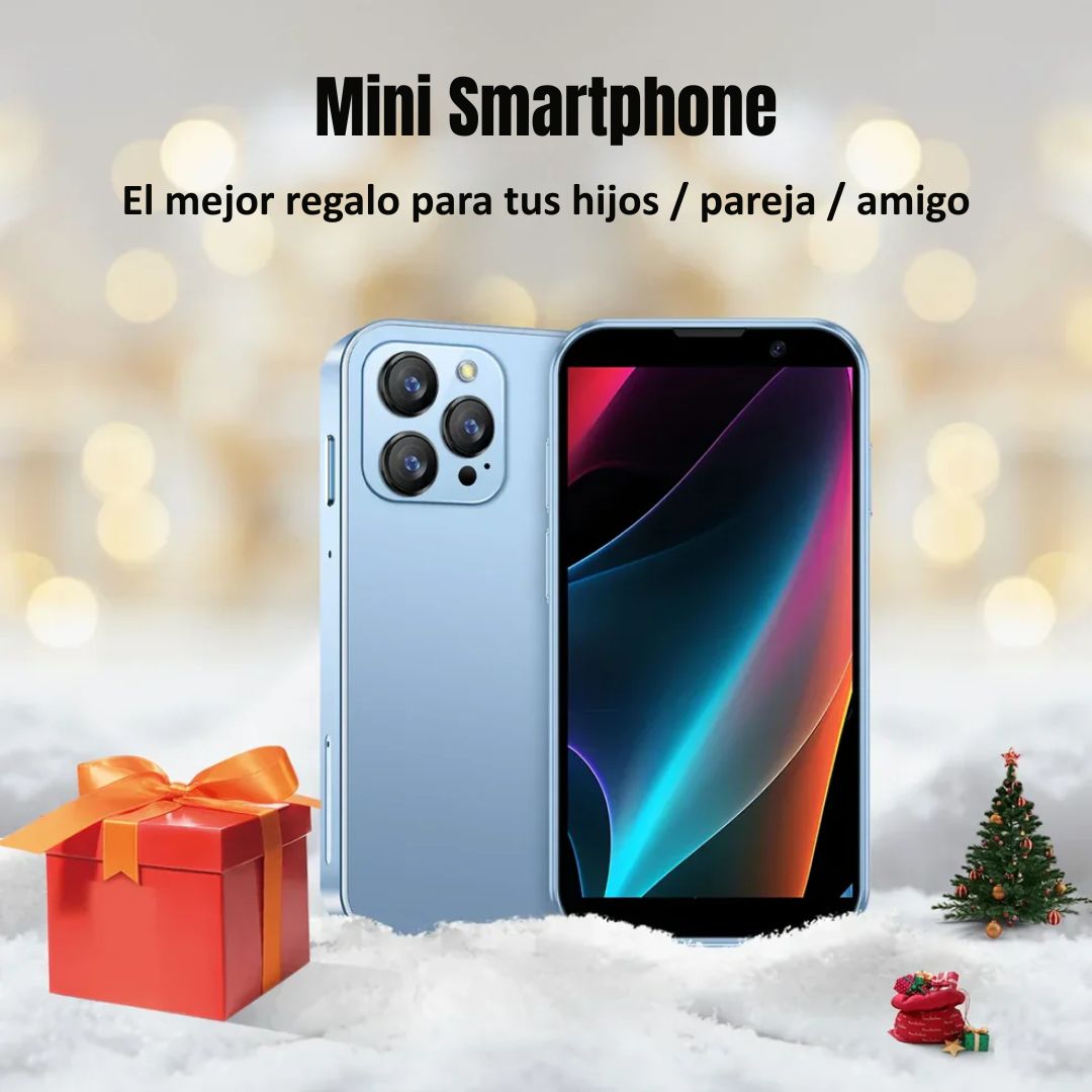 Mini smartphone 5G ultra compacto con pantalla táctil de 3.0 + CARGADOR