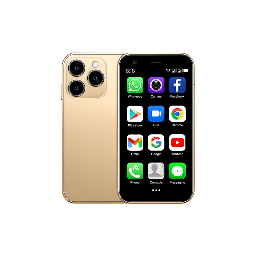Mini smartphone 5G ultra compacto con pantalla táctil de 3.0 + CARGADOR