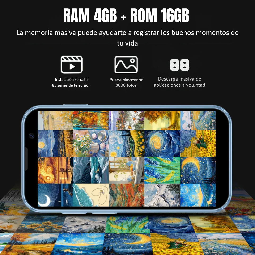 Mini smartphone 5G ultra compacto con pantalla táctil de 3.0 + CARGADOR