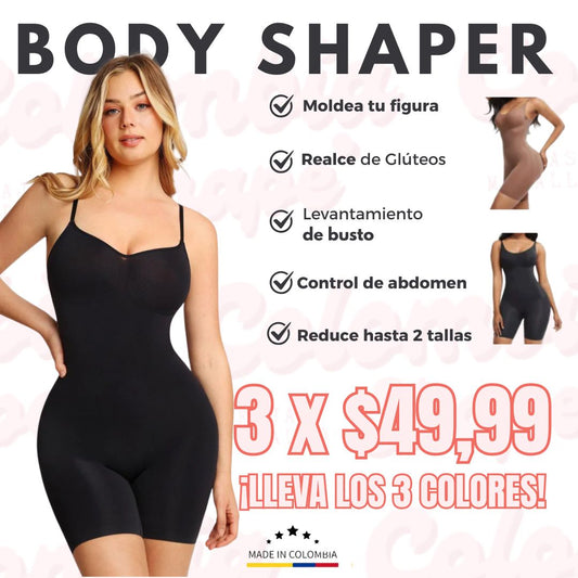 Body Enterizo: Reductor de cintura Colombiano | PROMO 3 UNIDADES ($16 cada una)