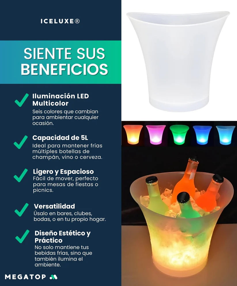 IceLuxe: Cubo de hielo LED